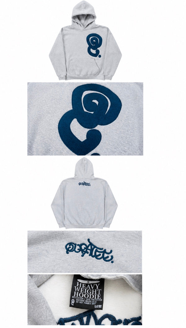 Quratee Hoodie Grey