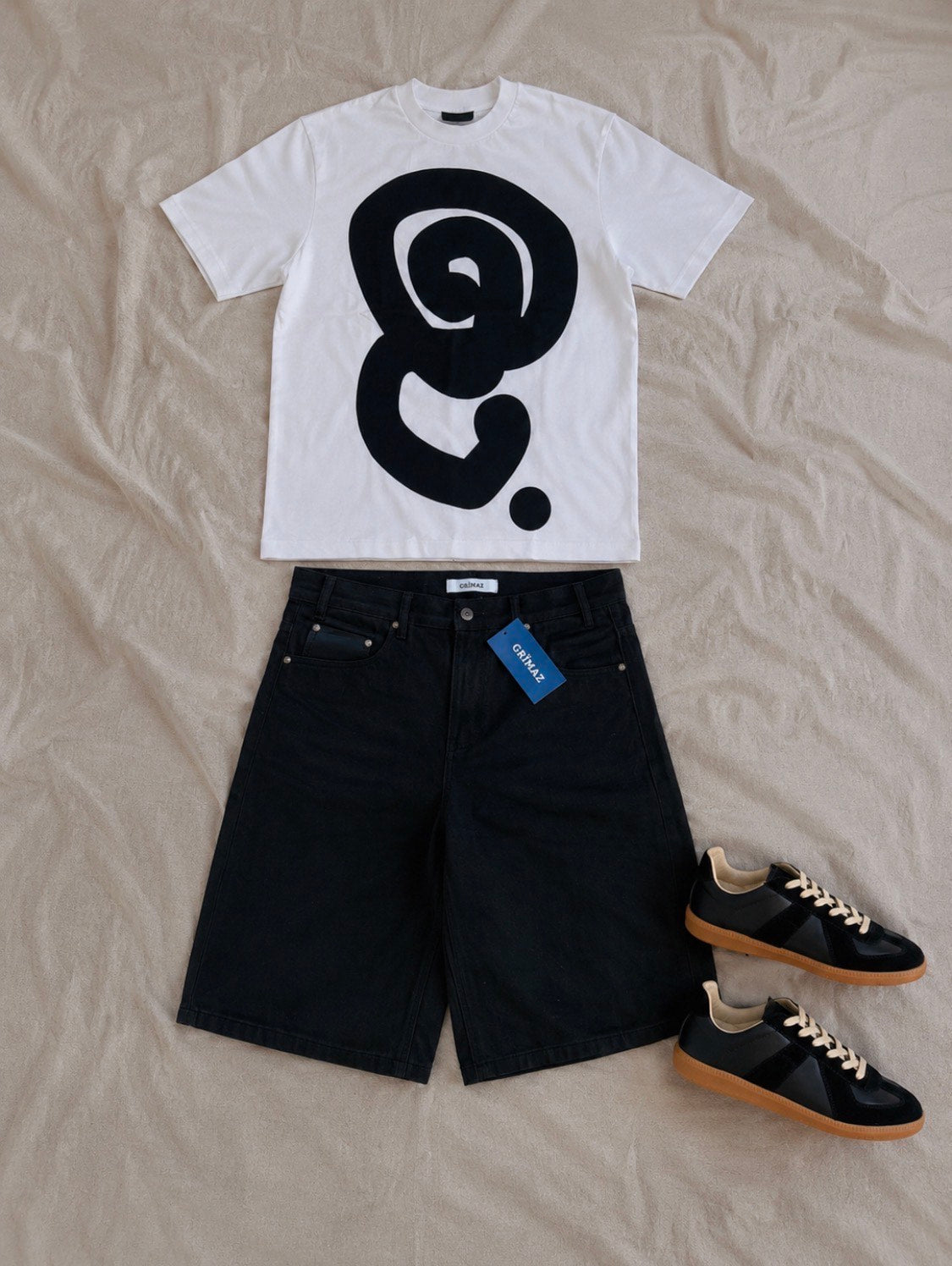Abstract Swirl Tee Outfit