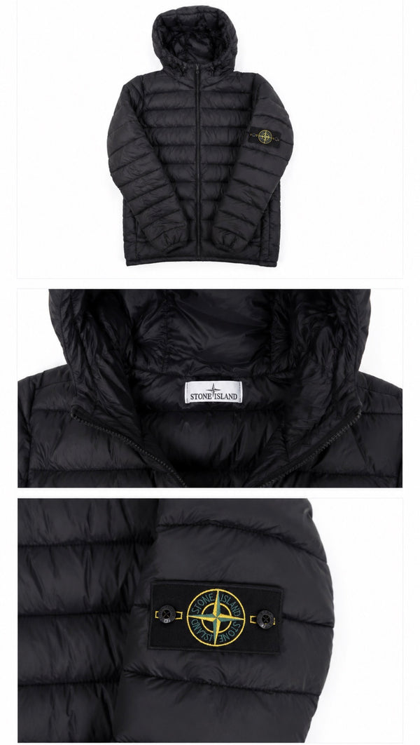 Stone Island Puffer Jacket Black