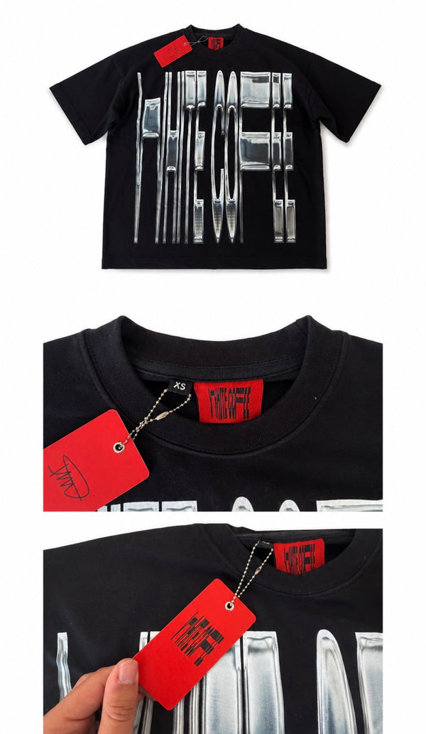 White Coffee T-shirt Black